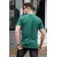 Madmext Men Printed Green T-shirt 5809 - Koyu yeşil