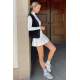 Women White Pleated Basic Mini Tennis Skirt - Beyaz