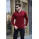 Maroon Knitwear Sweater 5606 - Bordo