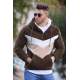 Madmext Khaki Hoodie 4401 - Haki