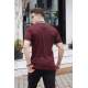 Men Maroon Basic Polo T-Shirt - Bordo