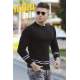 Madmext Black Crewneck Knitwear 4358 - Siyah