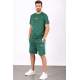 Madmext Men Oversize Green Shorts Set 5376 - Yeşil