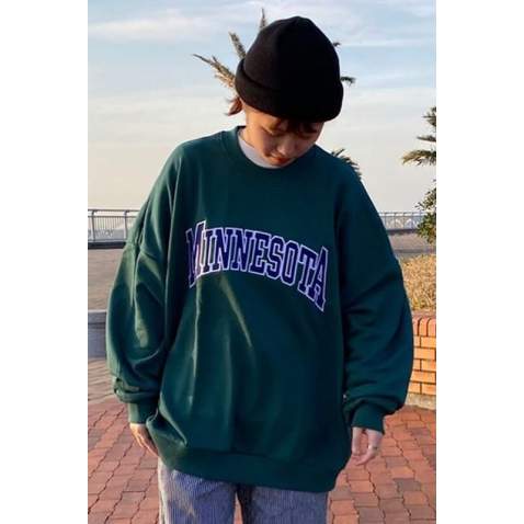 Mad Girls Green Sweatshirt MG1268 - Yeşil