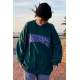 Mad Girls Green Sweatshirt MG1268 - Yeşil