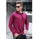 Madmext Men Maroon Sweatshirt 5334 - Bordo