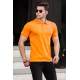 Madmext Orange Basic Polo Shirt for Men 4550 - Turuncu