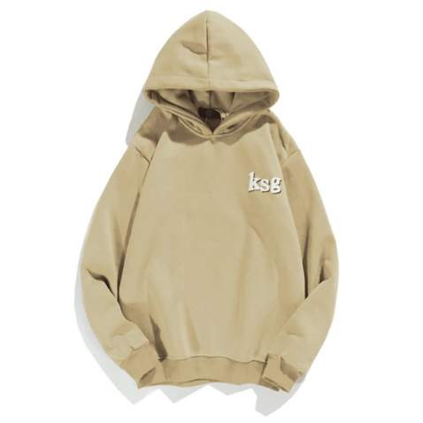 Madmext Men Beige Oversize Sweatshirt 5337 - Bej