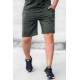 Madmext Men Printed Khaki Capri Shorts 5124 - Haki