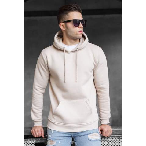 Madmext Men Beige Sweatshirt 5339 - Bej