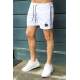 Madmext Men Striped White Swim Shorts 2943 - Beyaz