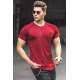 Madmext Men Maroon T-shirt 4979 - Bordo