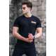 Madmext Men Printed Black T-shirt 5270 - Siyah