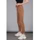 Mad Girls Beige Sweatpants MG051 - Bej