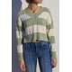 Women Oversize Green Sweater MG1441 - Yeşil