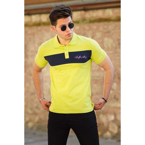 Madmext Turkois Polo Shirt for Men 4584