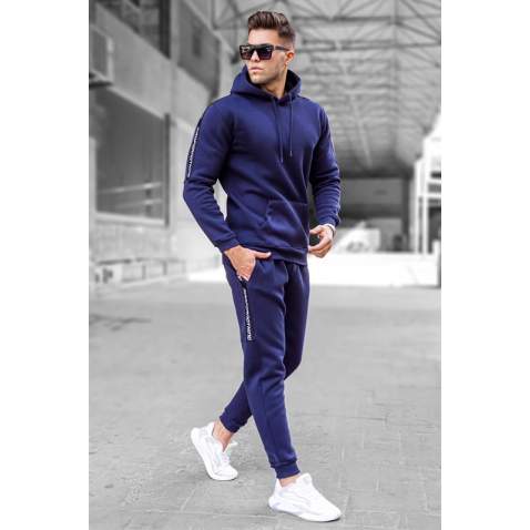 Madmext Navy Blue Tracksuit For Men 5425 - Lacivert