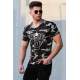 Madmext Camouflage Printed T-shirt for Men 4394 - Kamuflaj