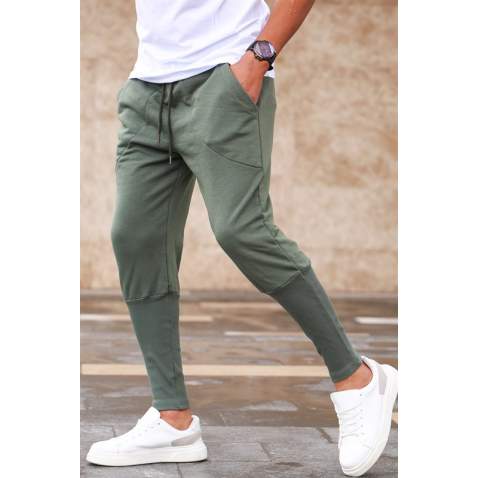 Madmext Khaki Sweatpants For Men 5432 - Haki