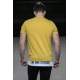 Madmext Yellow T-shirt for Men 4521 - Sarı