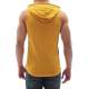 Madmext Men Yellow Tank Top Hoodie 2858 - Sarı