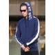 Madmext Navy Blue Hoodie 4116 - Lacivert