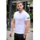 Madmext White Basic T-shirt for Men 4005 - Beyaz