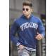 Madmext Men Navy Blue Hoodie Sweatshirt 5287 - Lacivert