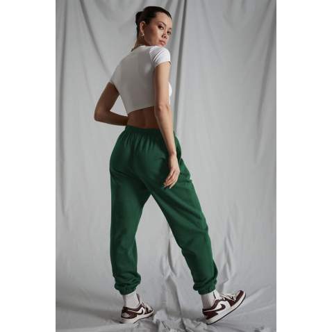 Women Dark Green Oversize Sweatpants MG1235 - Koyu yeşil