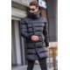 Black Long Puffer Jacket 5777 - Siyah