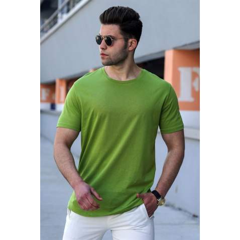 Madmext Men Green T-shirt 4951 - Yeşil