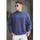 Madmext Men Khaki Knitwear Sweater 5301 - Lacivert