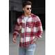 Madmext Men Plaid Red Shirt 4921 - Kırmızı