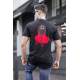 Madmext Men Printed Black T-shirt 5384 - Siyah