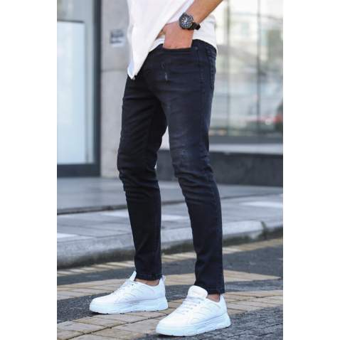 Men Black Slim Fit Jeans 5751 - Siyah