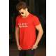 Madmext Red Printed T-shirt for Men 4541 - Kırmızı