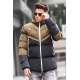 Men Khaki Puffer Jacket 5700 - Haki