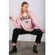 Mad Girls Pink Sweatshirt MG1208 - Pembe