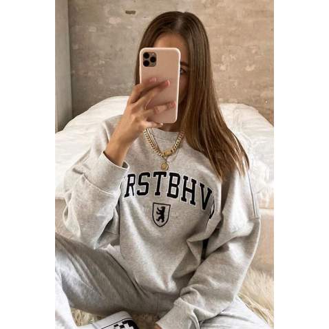 Mad Girls Gray Sweatshirt MG1196 - Karmelanj