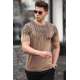 Madmext Men Knitwear Camel T-shirt 5100 - Camel