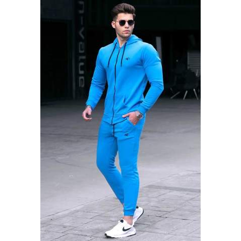 Madmext Men Saxe Tracksuit 4779 - Saks