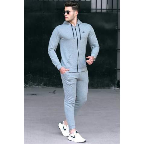 Madmext Men Gray Tracksuit 4779 - Gri