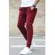 Madmext Men Maroon Plain Sweatpants 4210 - Bordo