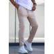 Beige Basic Jogger Trousers 5474 - Bej