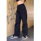 Mad Girls Black Palazzo Jeans Mg1189 - Siyah