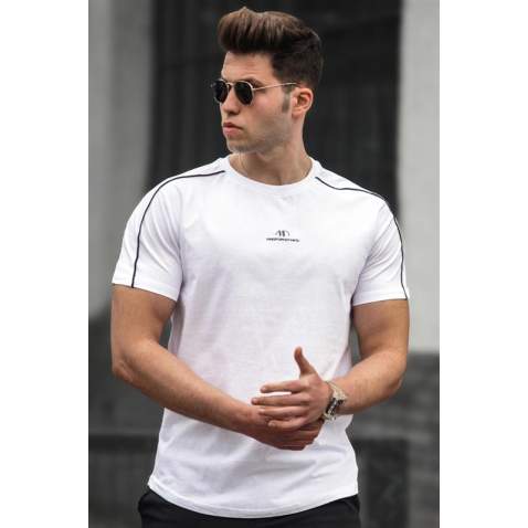 Madmext Men White T-shirt 5226 - Beyaz