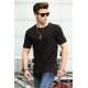 Madmext Black T-shirt for Men 4103 - Siyah