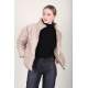 Mad Girls Beige Puffer Jacket MG1301 - Bej