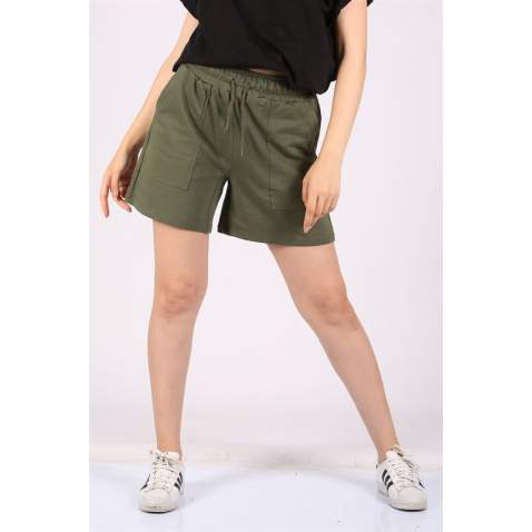 Mad Girls Khaki Shorts MG1185 - Haki