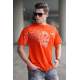 Madmext Orange Printed T-shirt for Men 5251 - Turuncu